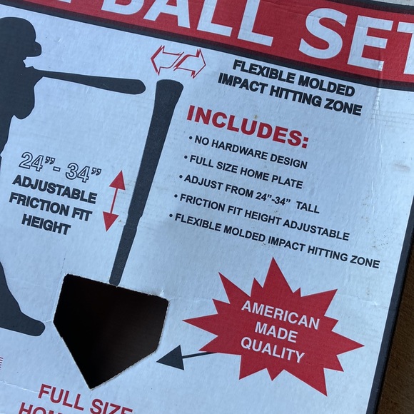 New in box tee ball plate and stand. Never used. - Picture 3 of 5